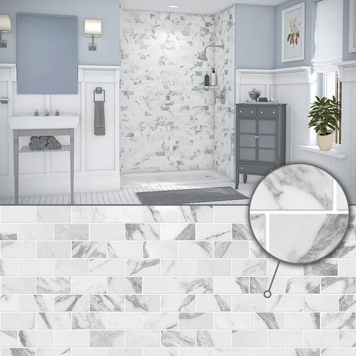 Calacatta White 3×6